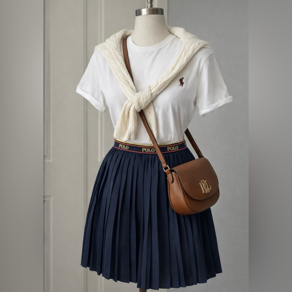 ✨ RARE - Ralph Lauren Polo Pleated Skirt ✨